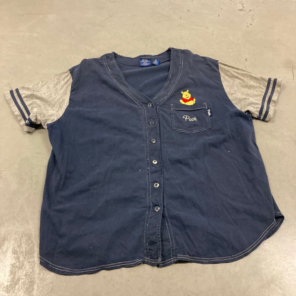 Y2K Winnie the Pooh baseball jersey